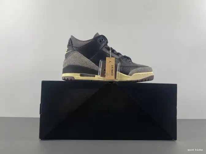 Rep x FZ4811-001 Air 3 Ma A Maniere Jordan Black 0523